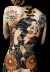 Geisha Girl Tattoo