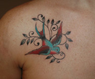 Sparrow Tattoo Shoulder