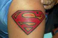 Superman Arm Tattoos